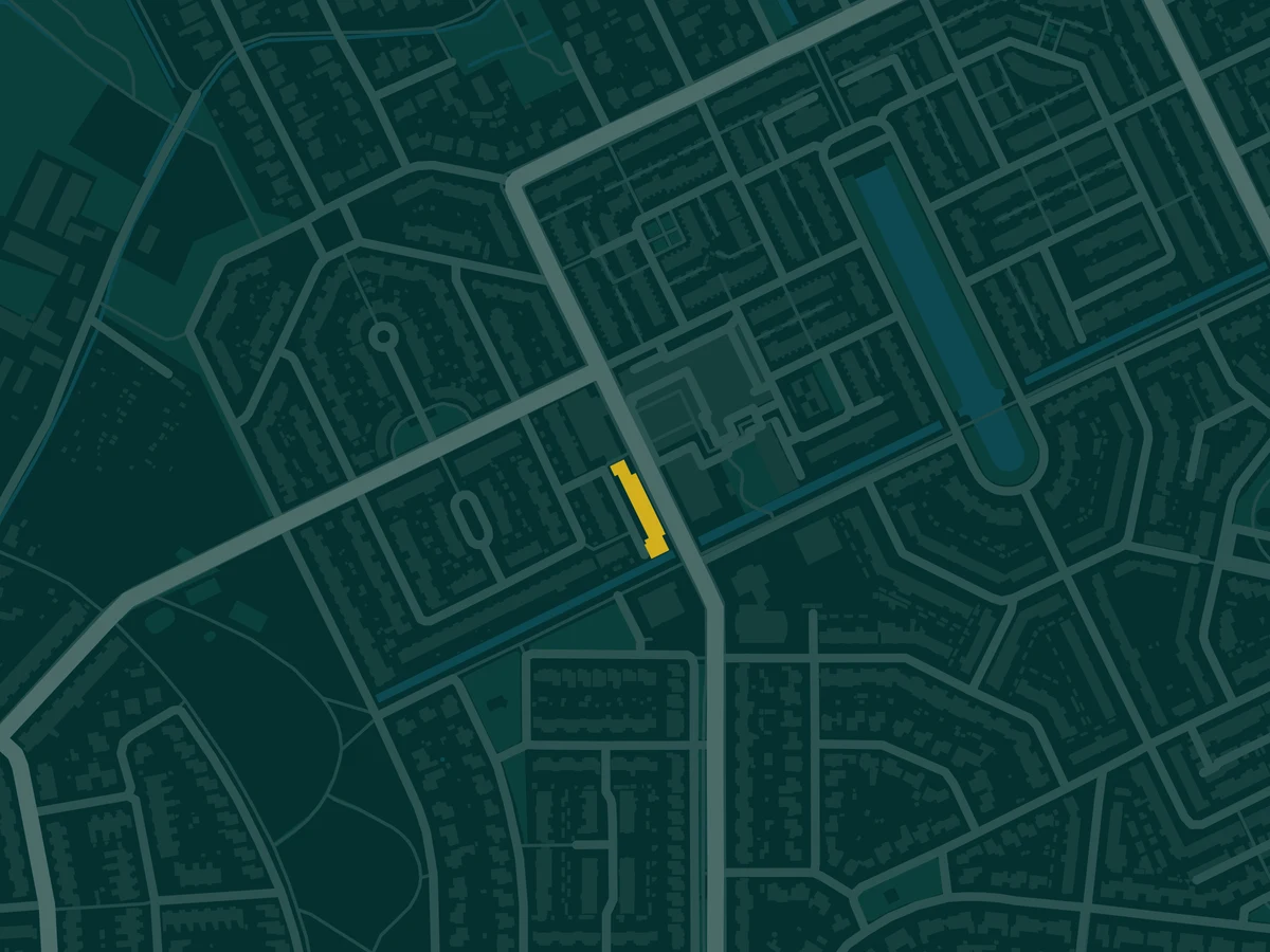 Kaart van de buurt rond Ouverture 91A in Eindhoven, met de praktijk in het midden